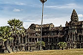 Angkor Wat temple, the west gopura of the third enclosure 